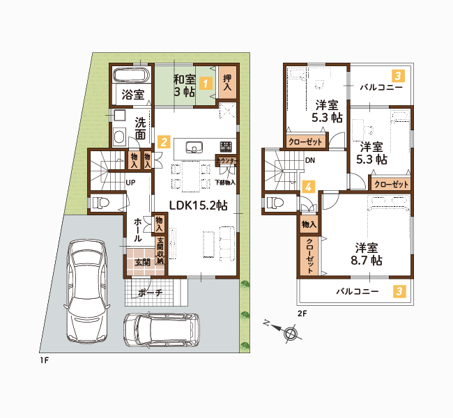 郡津2丁目Ⅱ図面